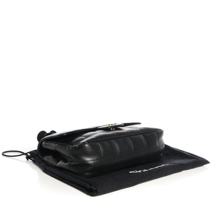 Chanel Lambskin Camellia Mini Flap Black 4 of 7