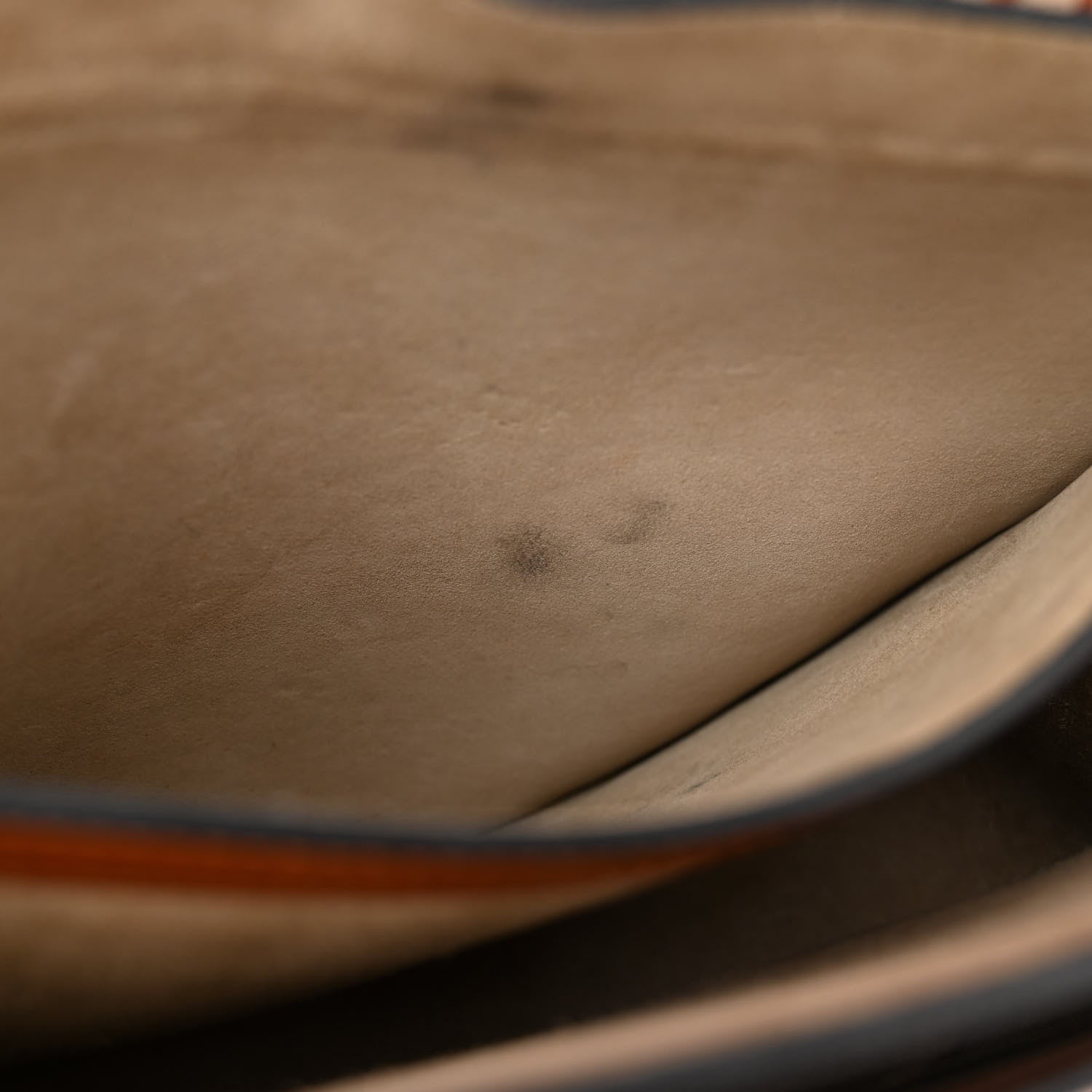 Chloe Calfskin Braided Medium Hudson Shoulder Bag Caramel 11 of 12