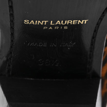 Saint Laurent Suede Blake Ankle Boots 38.5 Leopard 6 of 7