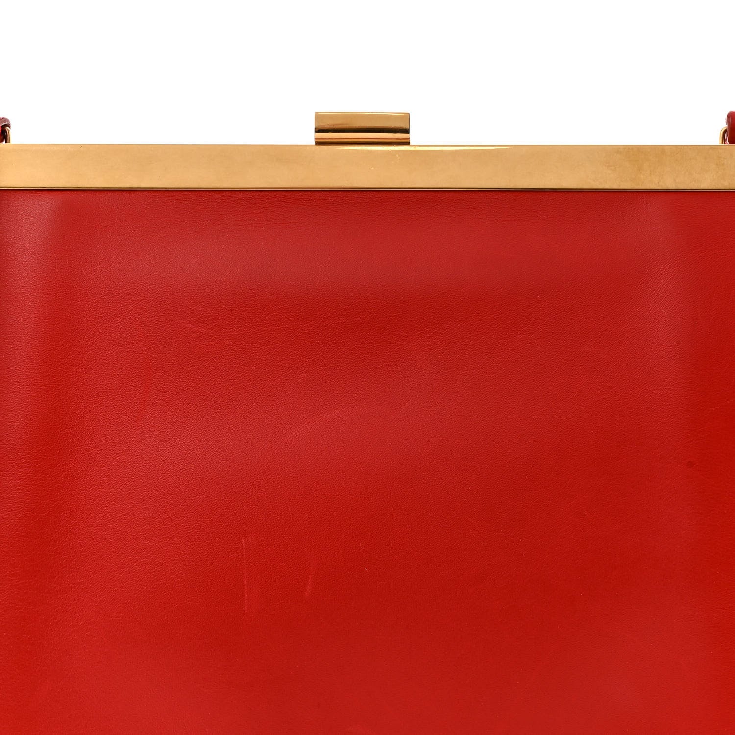 Celine Smooth Calfskin Mini Clasp Bag Red 8 of 15