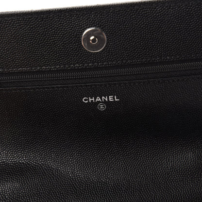Chanel Caviar Quilted My Everything Wallet On Chain WOC Black 14 of 25