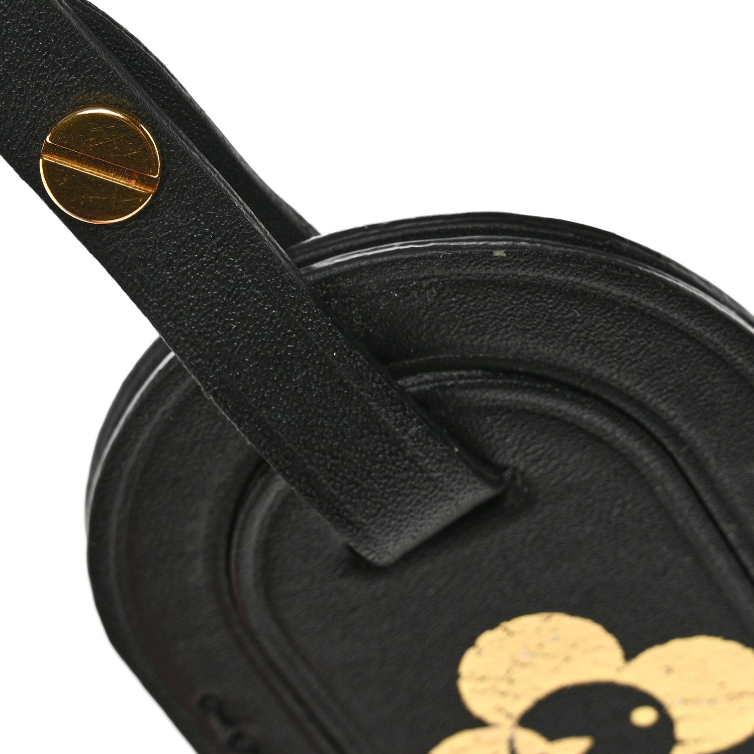 Louis Vuitton Calfskin Vivienne Luggage Tag Black 6 of 6