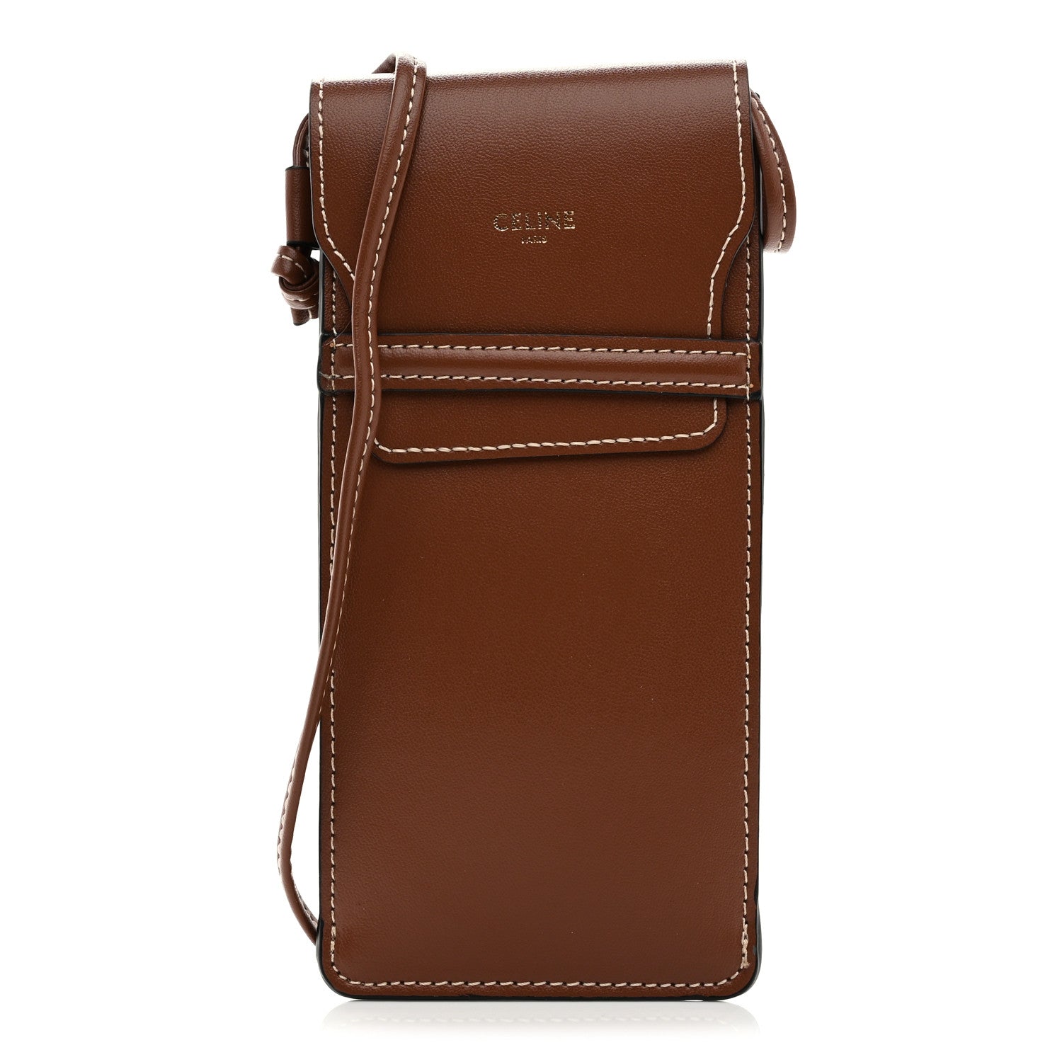 Celine Smooth Calfskin Sunglasses Pouch Tan 1663668 – FASHIONPHILE