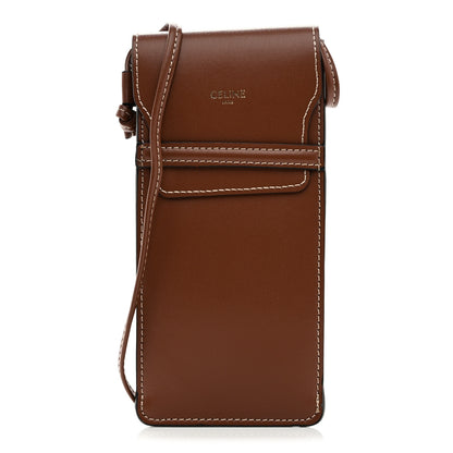 Celine Smooth Calfskin Sunglasses Pouch Tan 1 of 8