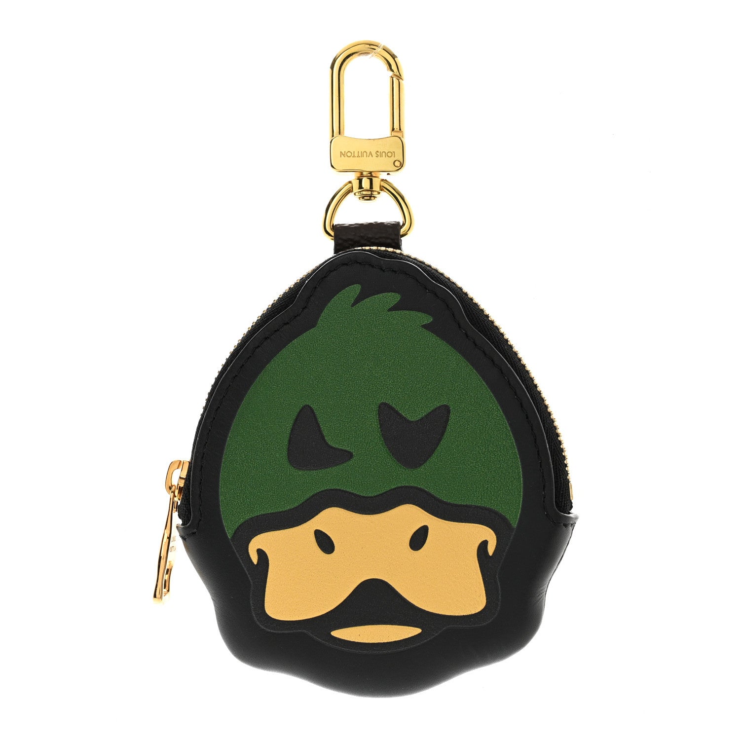 Louis Vuitton X NIGO Monogram Duck Coin Card Holder Black 1 of 9