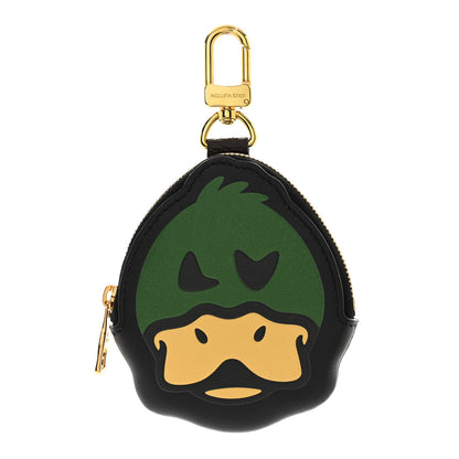 Louis Vuitton X NIGO Monogram Duck Coin Card Holder Black 1 of 9