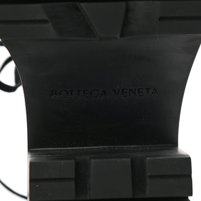 Bottega Veneta Calfskin The Lug Lace Up 30/70mm Ankle Boots 38 Black 6 of 8