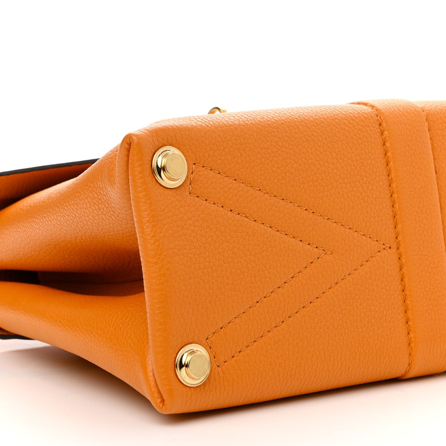 Grained Smooth Calfskin Rose Des Vents PM Amaretto