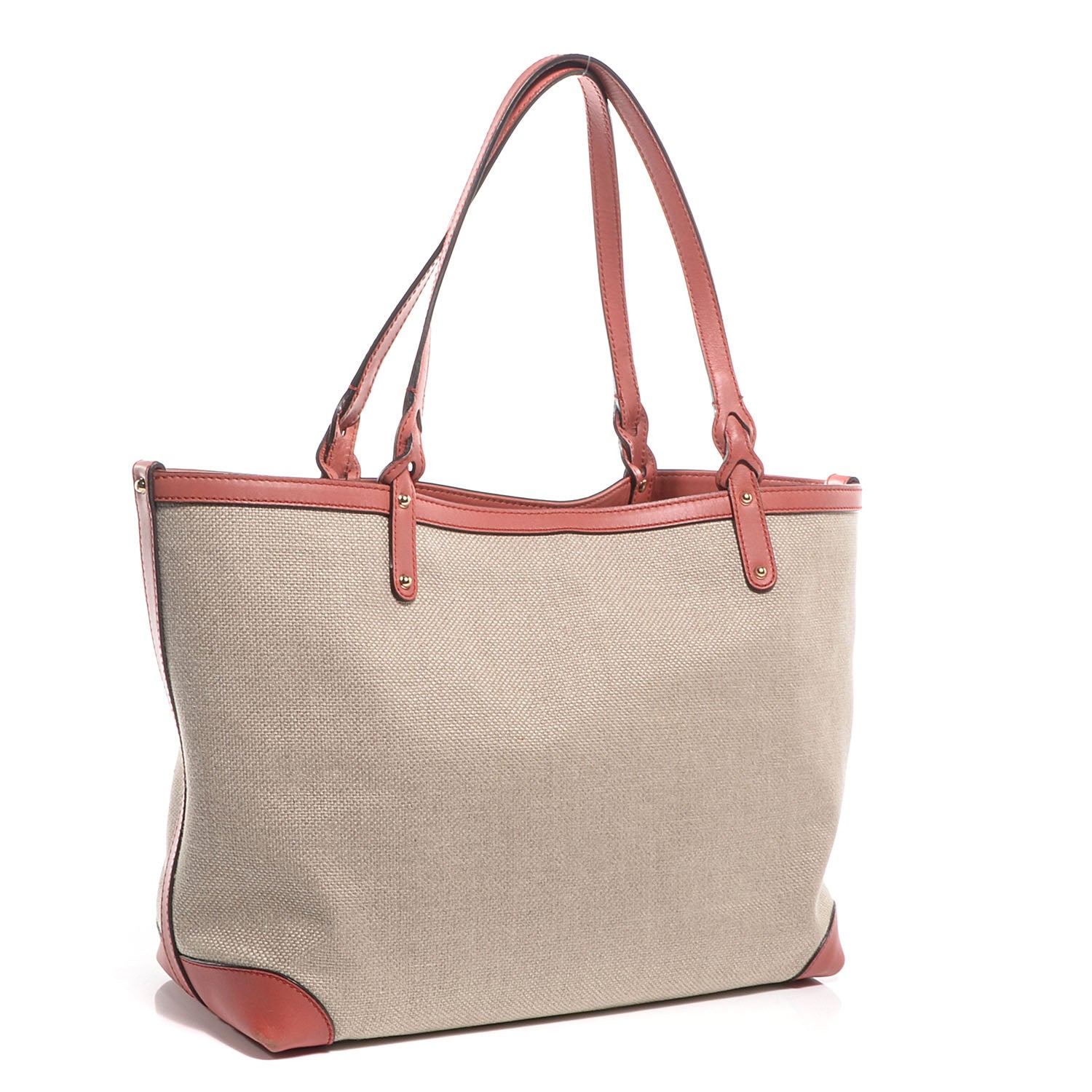 Gucci Linen Canvas Medium Craft Logo Tote 4 of 10