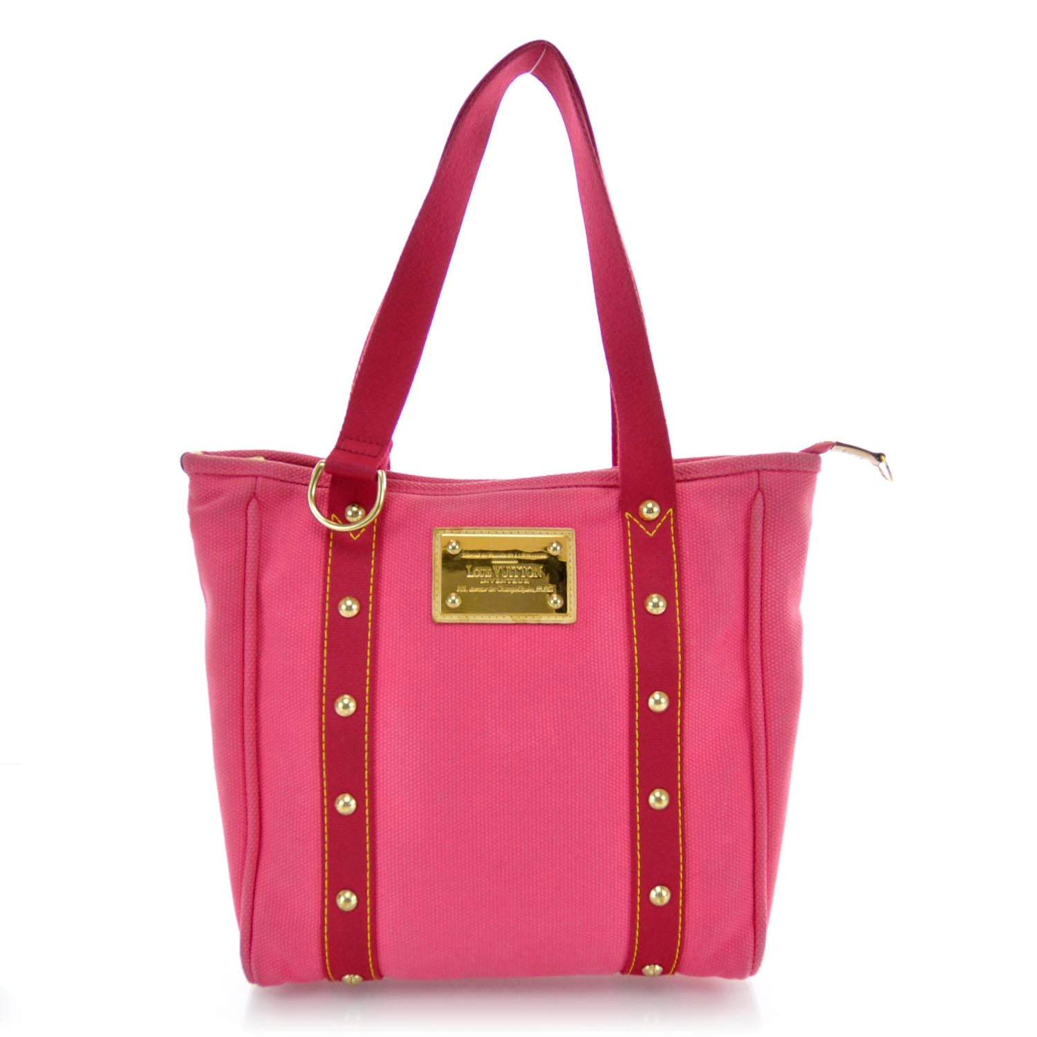 Louis Vuitton Toile Antigua Cabas MM Pink 1 of 7