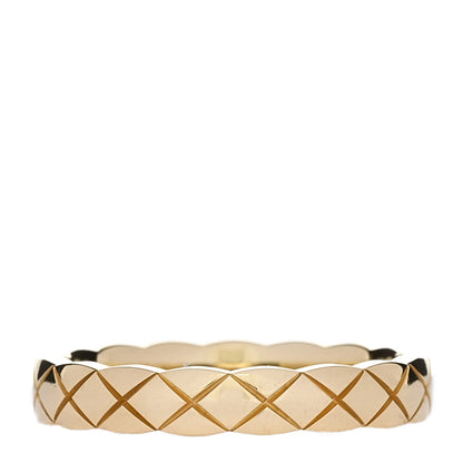 Chanel 18K Yellow Gold Mini Coco Crush Ring 50 5.25 1 of 6