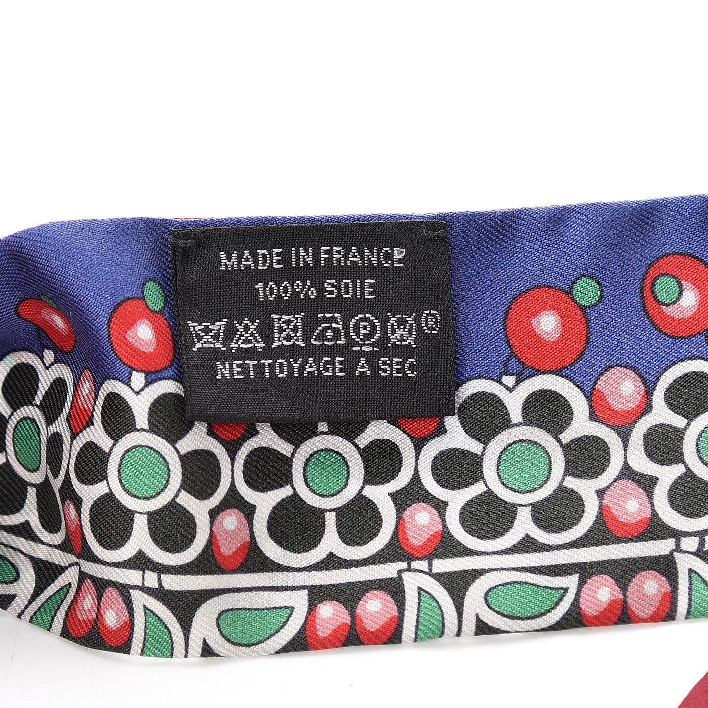 Silk Parures Des Maharajas Twilly Bordeaux Violet