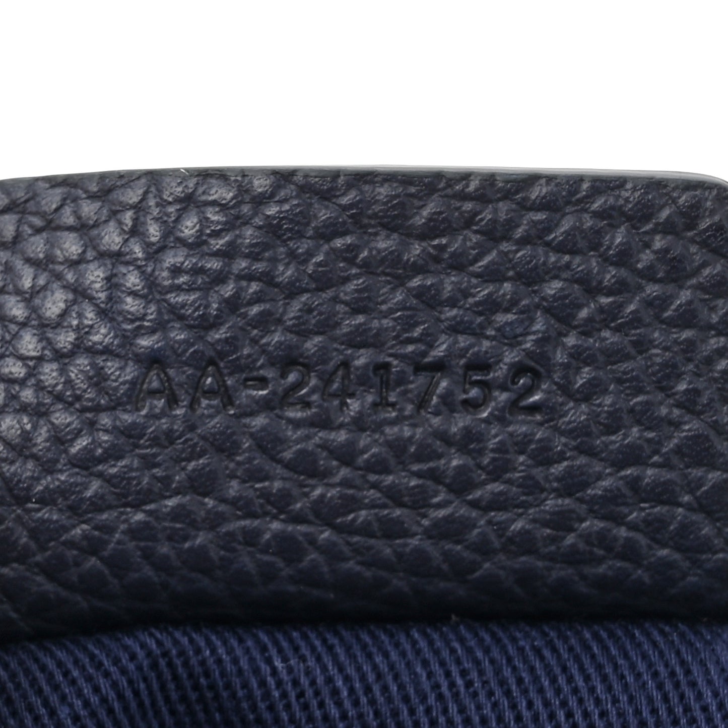 Monogram Denim Crossbody Bag Blue