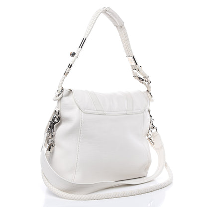 Gucci Calfskin Techno Horsebit Large Flap White 3 of 12