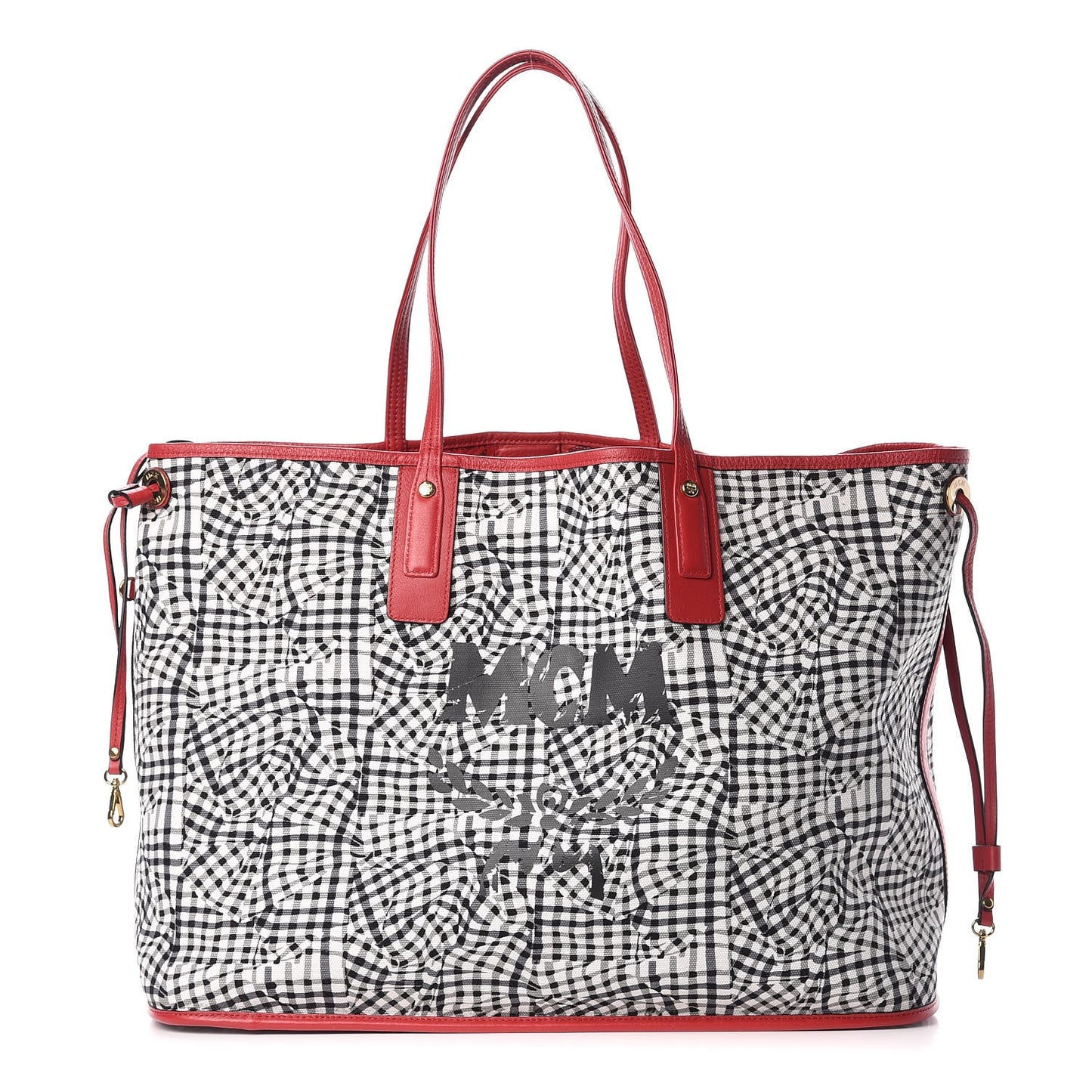 Visetos Large Liz Reversible Shopper Tote Ruby Red