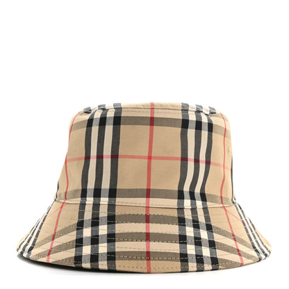 Burberry Technical Cotton Vintage Check Bucket Hat S Archive Beige 6 of 9