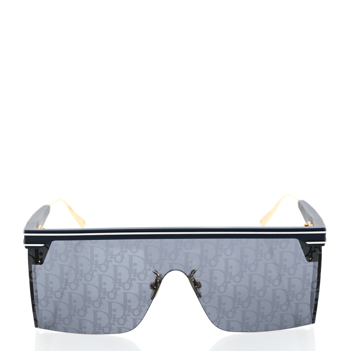 Oblique Diorclub M1U Mask Sunglasses Blue
