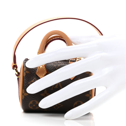 Louis Vuitton Monogram Micro Speedy Bag Charm 2 of 10