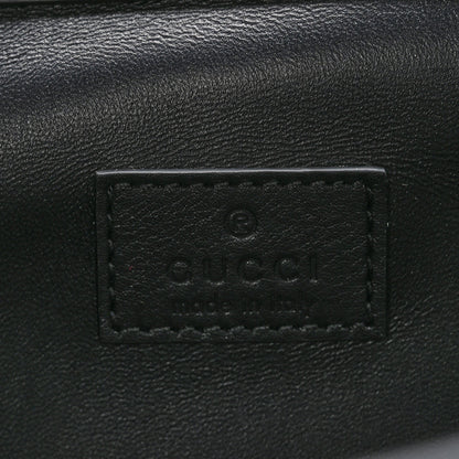 Gucci Calfskin Lizard Embossed Mini Diana Bamboo Top Handle Chain Bag Black 6 of 10