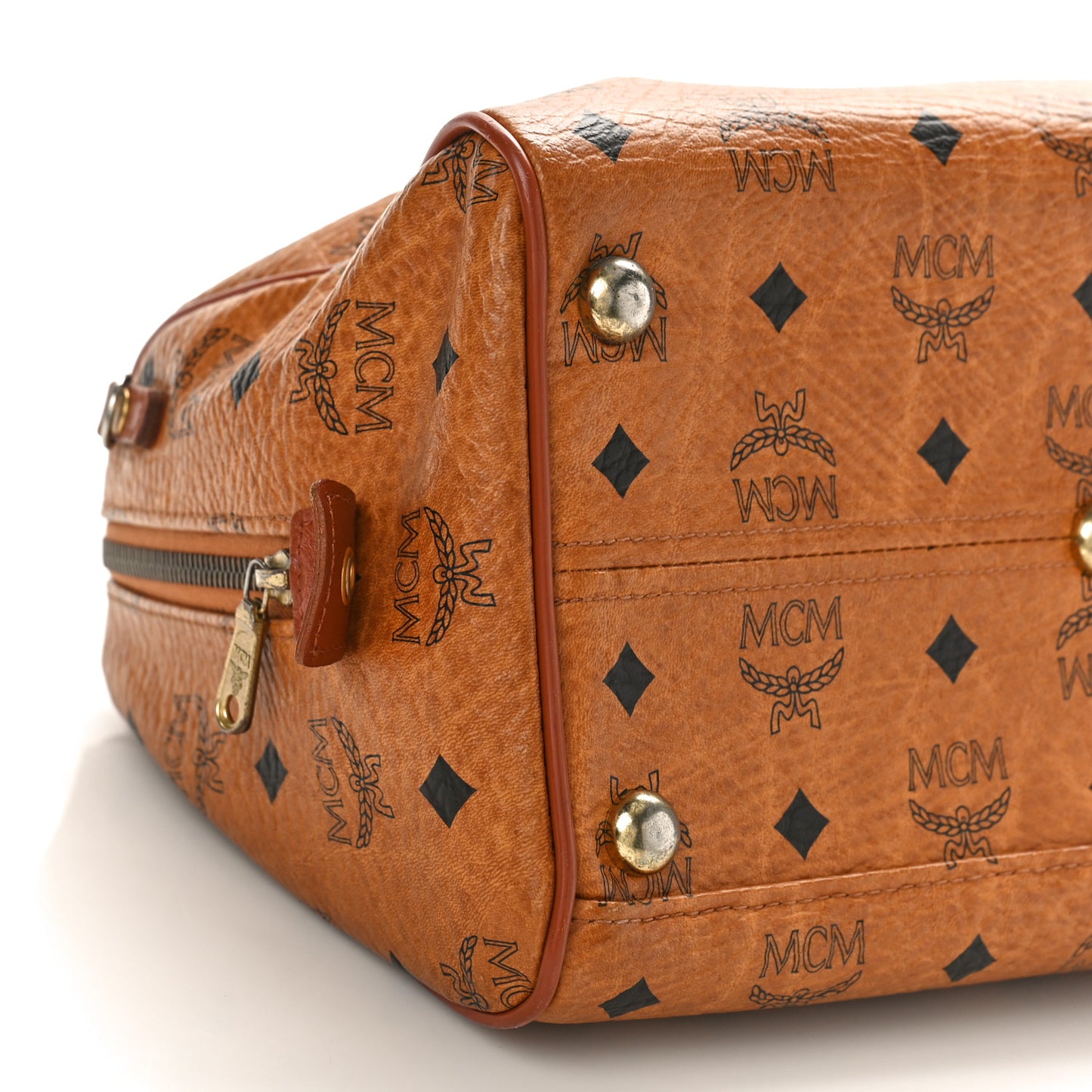 Visetos Essential Boston Bag Cognac