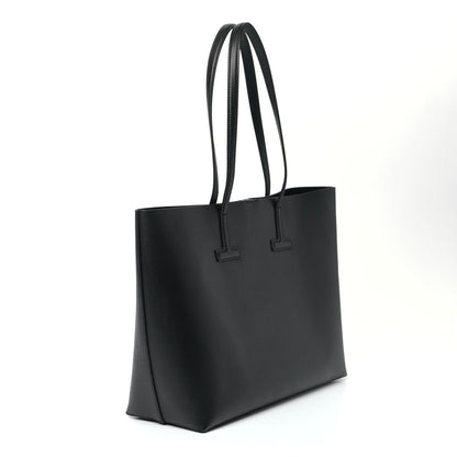 Tom Ford Grained Calfskin Small T Tote Black 2 of 5