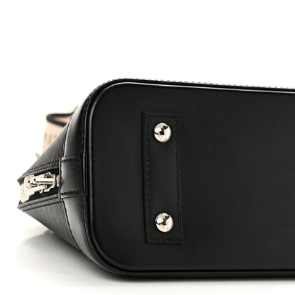 Louis Vuitton Epi Jacquard Alma BB Black 7 of 9