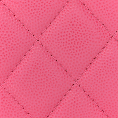 Chanel Caviar Quilted Round Clutch With Chain Pink 8 of 10