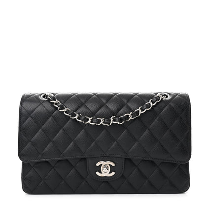 Chanel Caviar Quilted Medium Double Flap Black 1 of 10