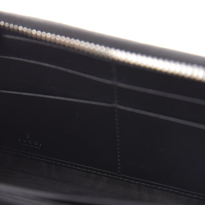 Gucci Guccissima Web Zip Around Wallet Black 9 of 12