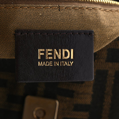 Fendi Zucca Medium Chef Shoulder Bag Tobacco 6 of 9