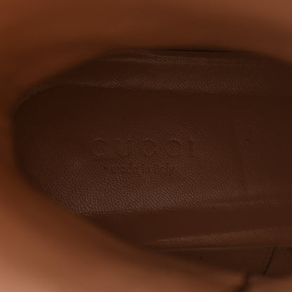 Gucci Calfskin Rosie Tall Riding Boots 40 Brown Papaya 8 of 13