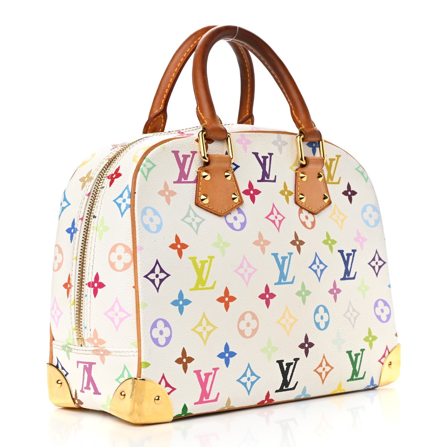 Louis Vuitton Monogram Multicolor Trouville White 3 of 15