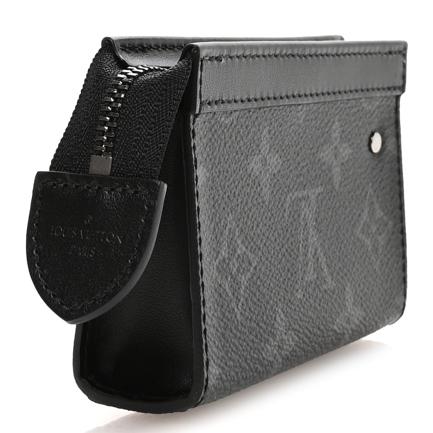 Louis Vuitton Monogram Eclipse Key Pouch Voyage 3 of 8