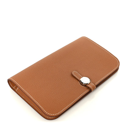 Hermes Togo Dogon Duo Wallet Gold 5 of 12