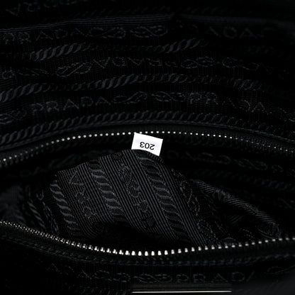 Prada Nylon Tessuto Impuntu Quilted Shoulder Bag Black 13 of 15