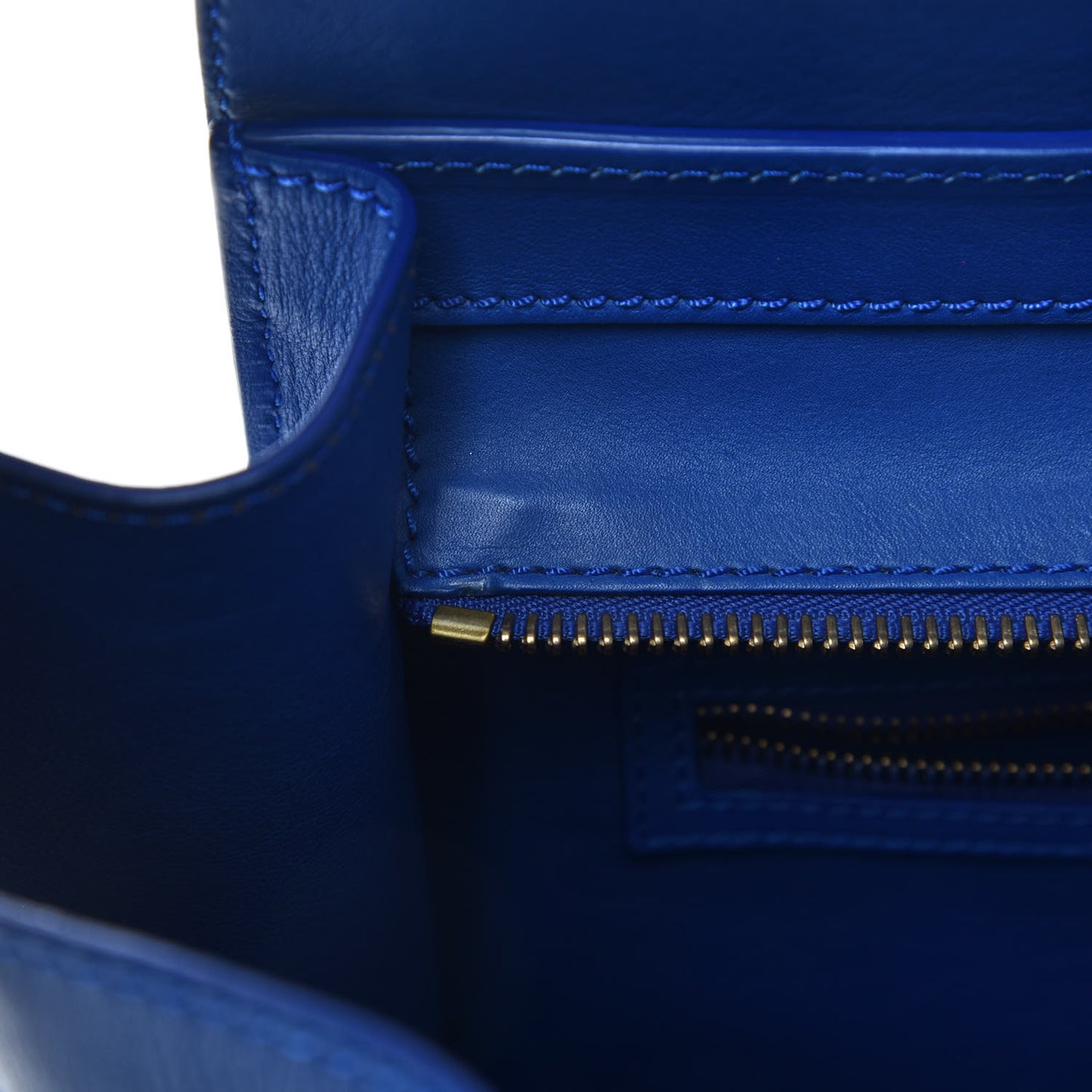 Smooth Calfskin Mini Luggage Royal Blue