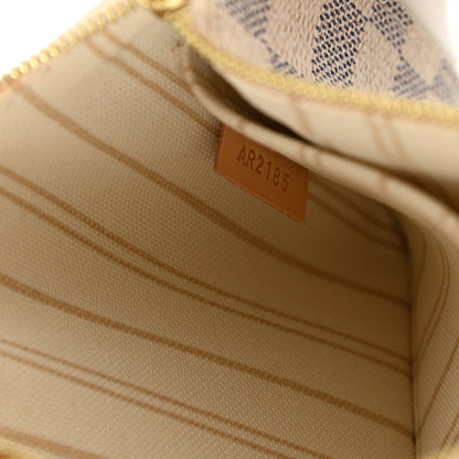 Louis Vuitton Damier Azur Neverfull PM Pochette 7 of 7