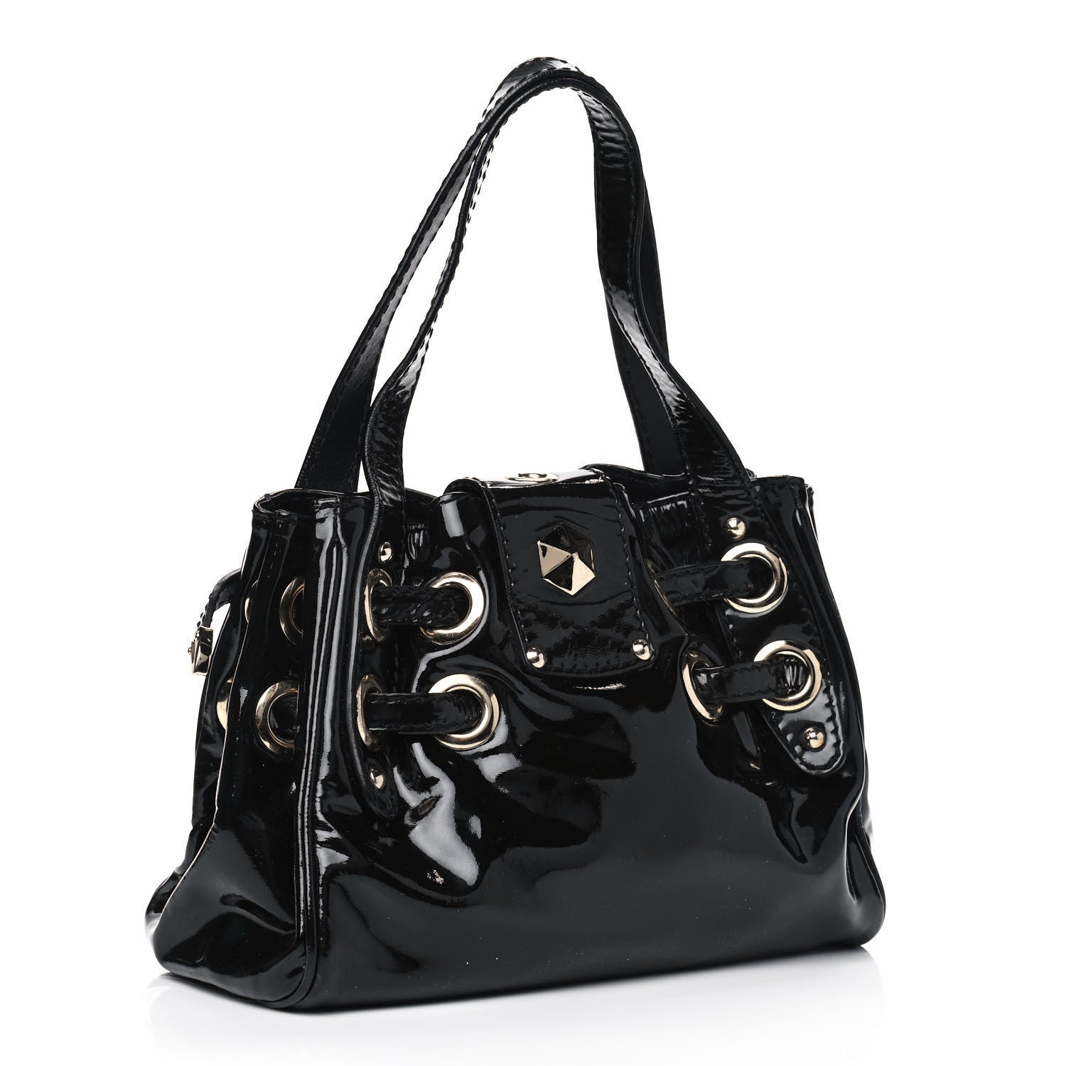 Jimmy Choo Patent Ramona Black 2 of 9