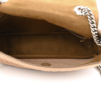 Fendi Technical Fabric FF Midi Chain Baguette Sand 5 of 11