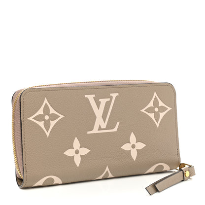 Louis Vuitton Empreinte Monogram Giant Zippy Wallet Tourterelle Creme 3 of 8