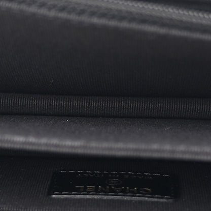 Chanel Calfskin Quilted Mini Maxi Pearls Wallet On Chain WOC Black 5 of 13