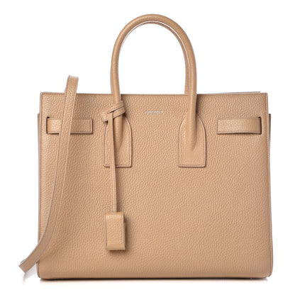 Saint Laurent Grained Calfskin Small Sac De Jour Nude Powder 1 of 15