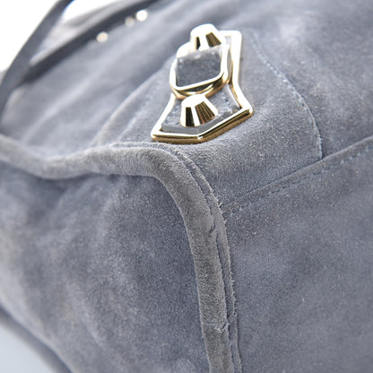 Balenciaga Baby Daim Suede Gold Metallic Edge Hardware S City Gris Plomb 11 of 20