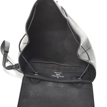 Louis Vuitton Calfskin Lockme Backpack Black 5 of 8