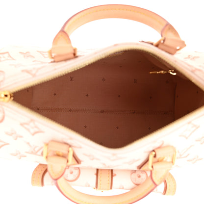 Louis Vuitton Monogram Fall for You Speedy Bandouliere 25 Beige Clair 5 of 7