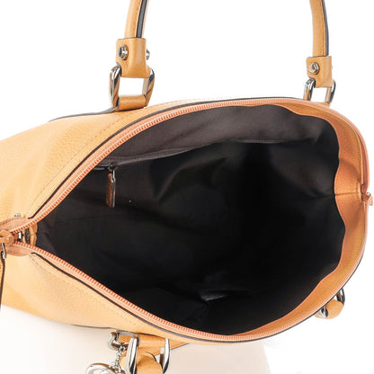 Gucci Pebbled Calfskin Medium GG Convertible Dome Satchel Beige 5 of 7