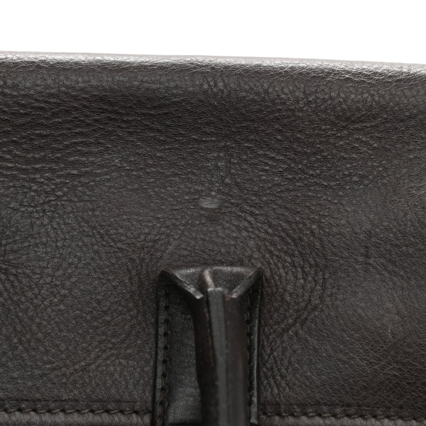 Classic Grain Calfskin Bayswater Chocolate