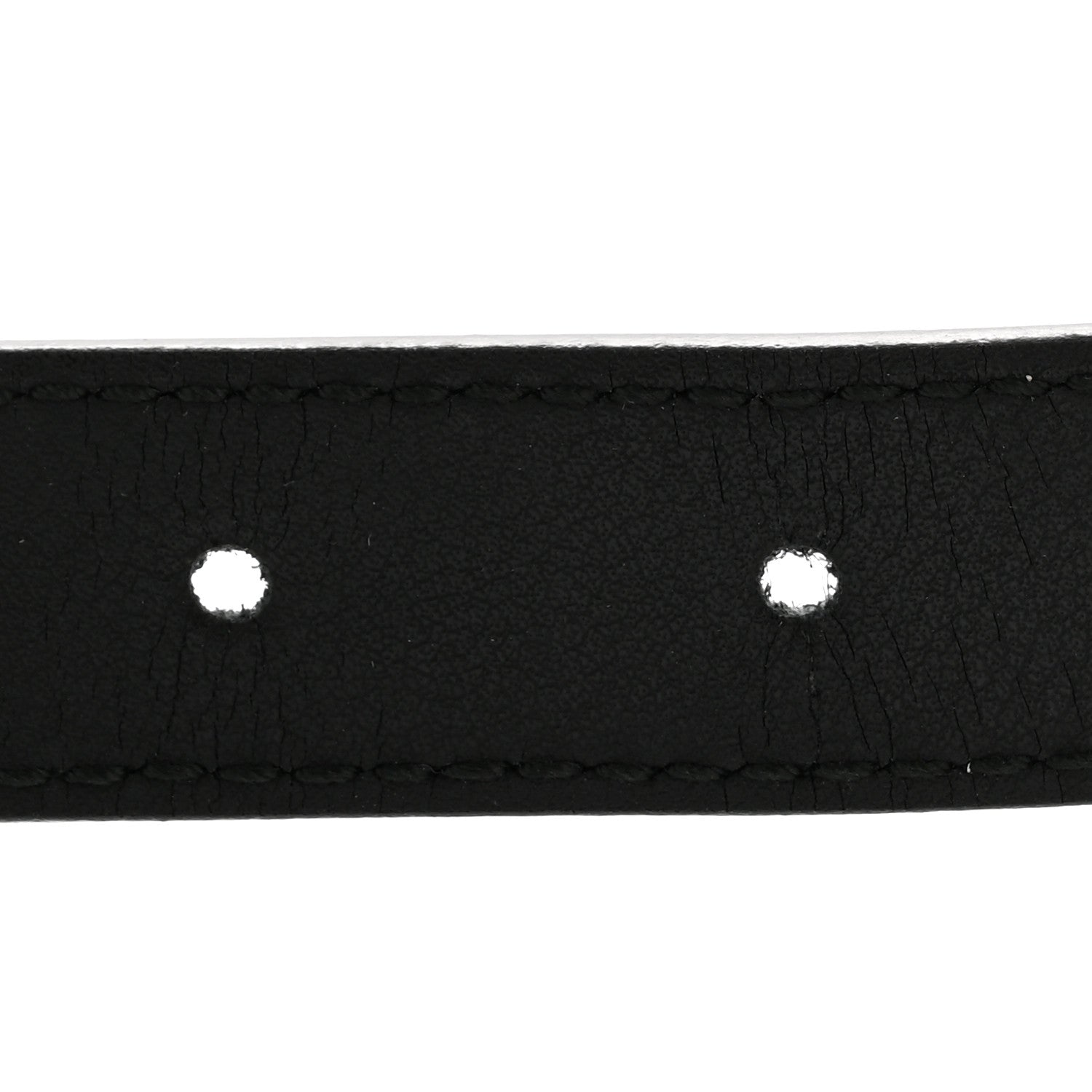 Gucci Calfskin Double G 20mm Belt 80 32 Black 6 of 8
