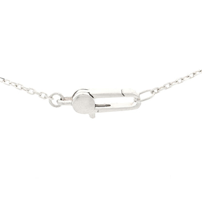 Gucci Sterling Silver Trademark Logo Square Pendant Necklace 4 of 4