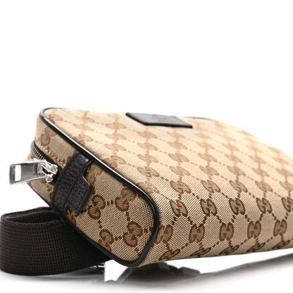 Gucci Monogram Belt Bag Dark Brown 8 of 9